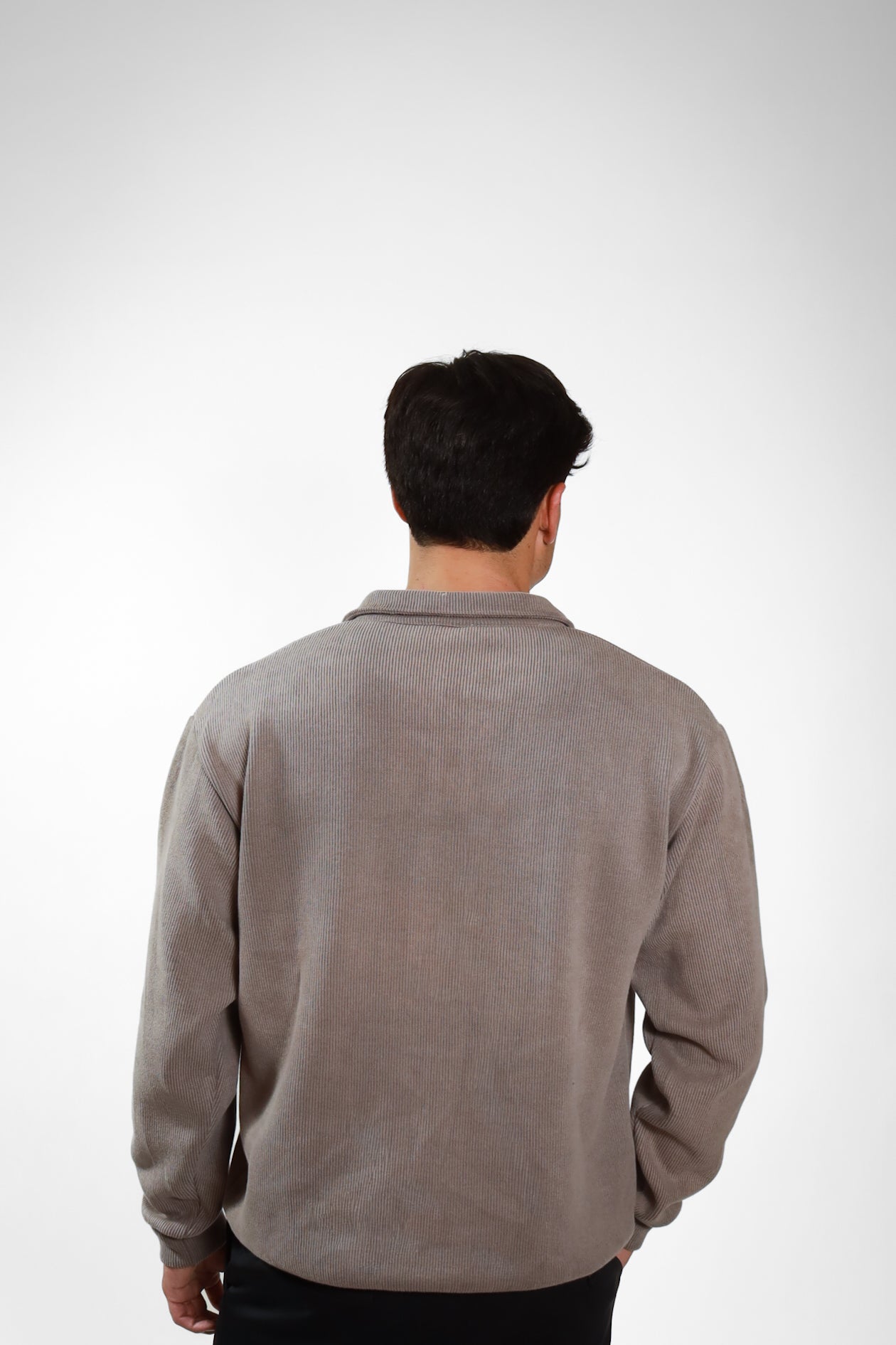 The Rocher Quarter Zip Grey Mens