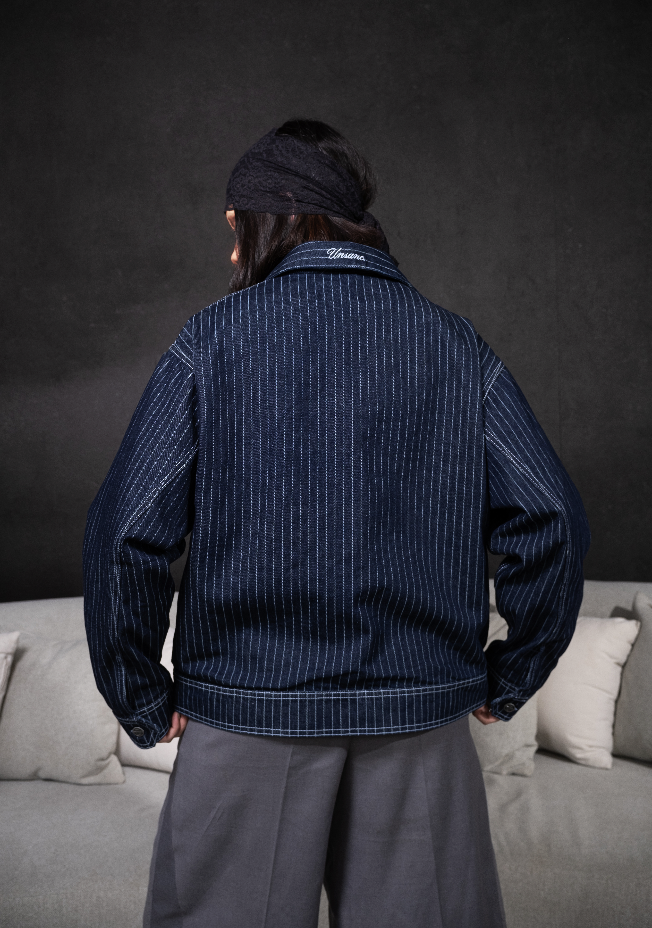 The Future Denim Lines Jacket